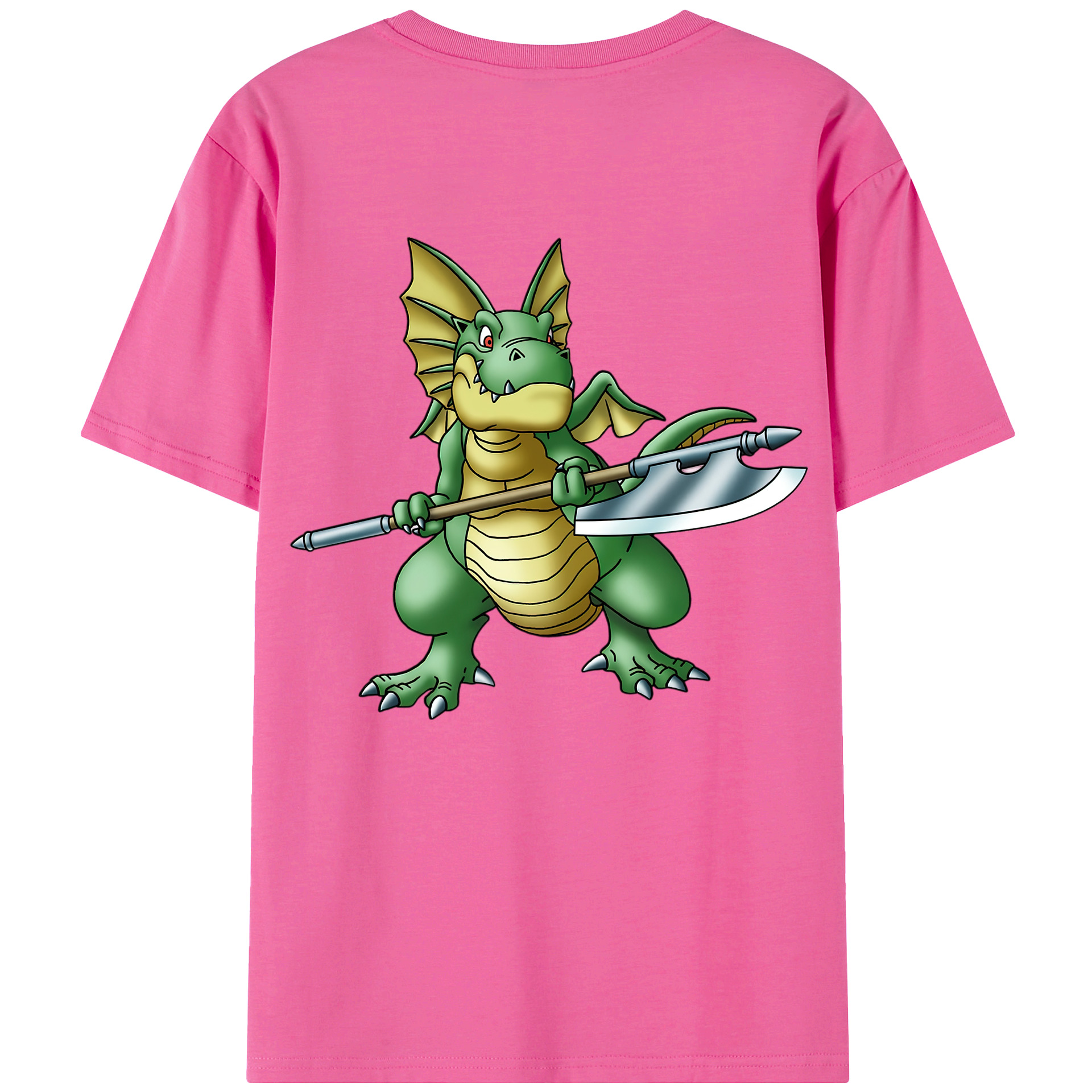 （画像用） ドラゴンクエスト Doragon Kuesuto Dragon Quest レディース半袖Tシャツ(バックプリント)